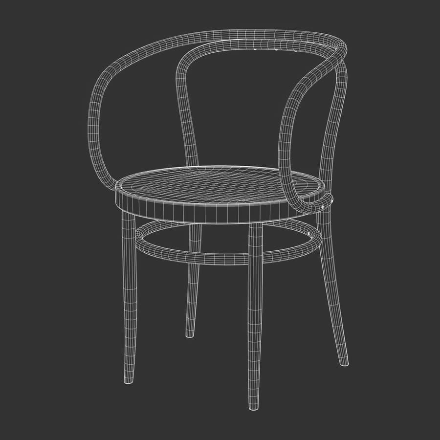 Replica Thonet 209 Chair Model, Black