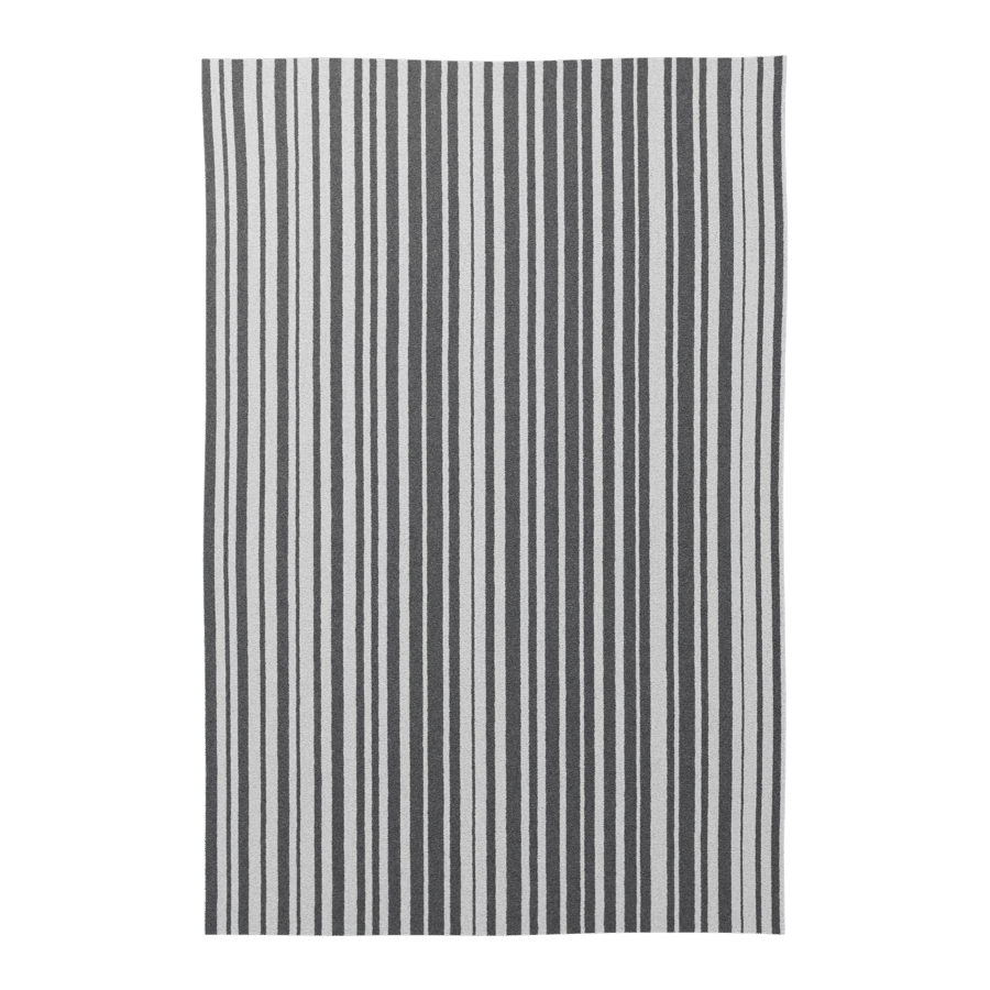 Zebra Striped Designer Rug Model, Grey