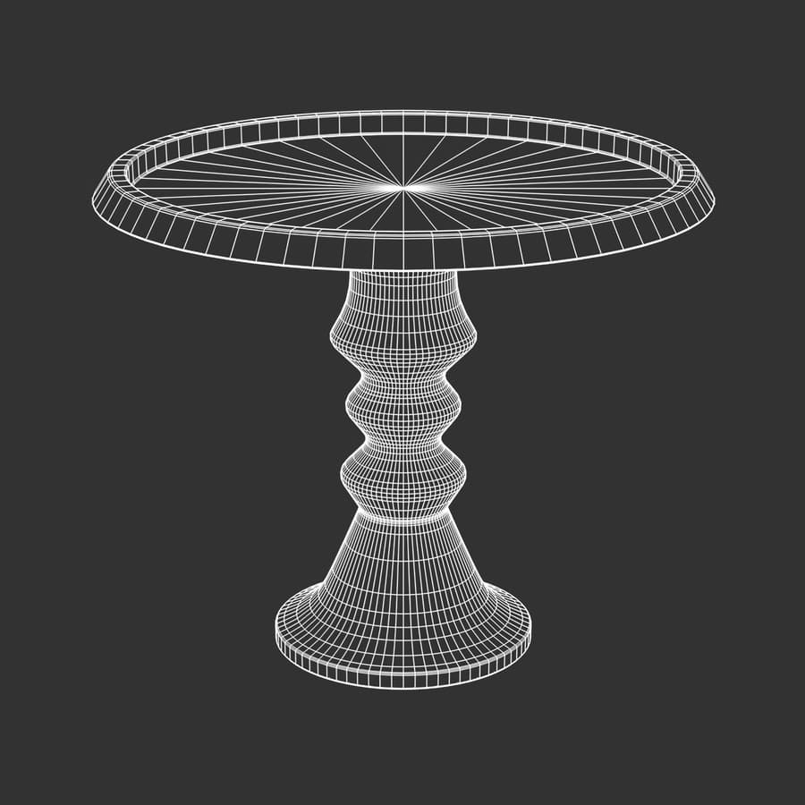 Cake Platter Model, Silver