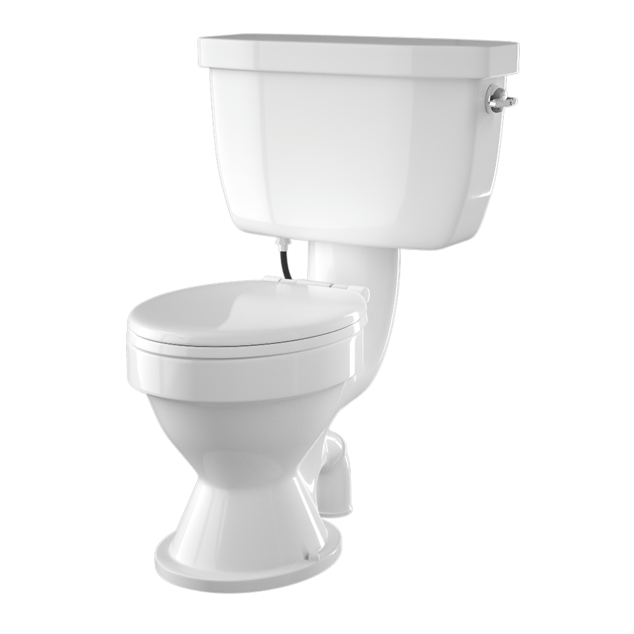 Bathroom Classic Toilet Model, White