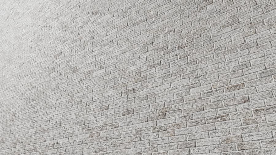 White Washed Creased Standard Bond Brick Texture