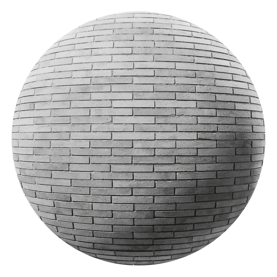 Roman Standard Bond Brick Texture, Grey