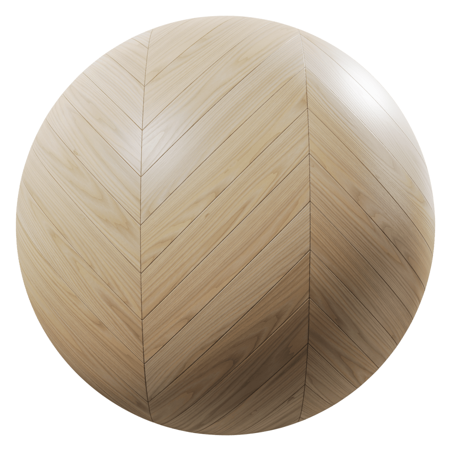 Chevron Pattern Ash Wood Flooring Texture, Super White