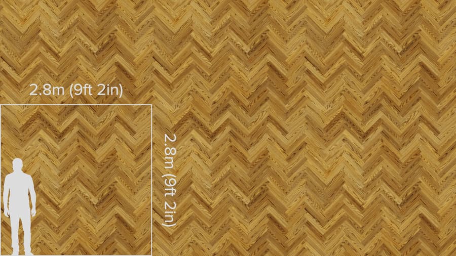Darker Herringbone Pattern Ash Wood Flooring Texture
