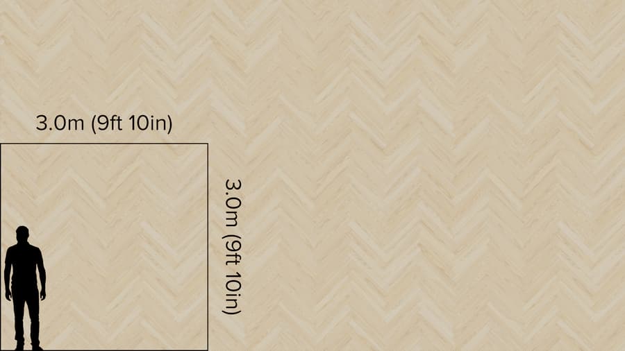 Herringbone Pattern Ash Wood Flooring Texture, Super White