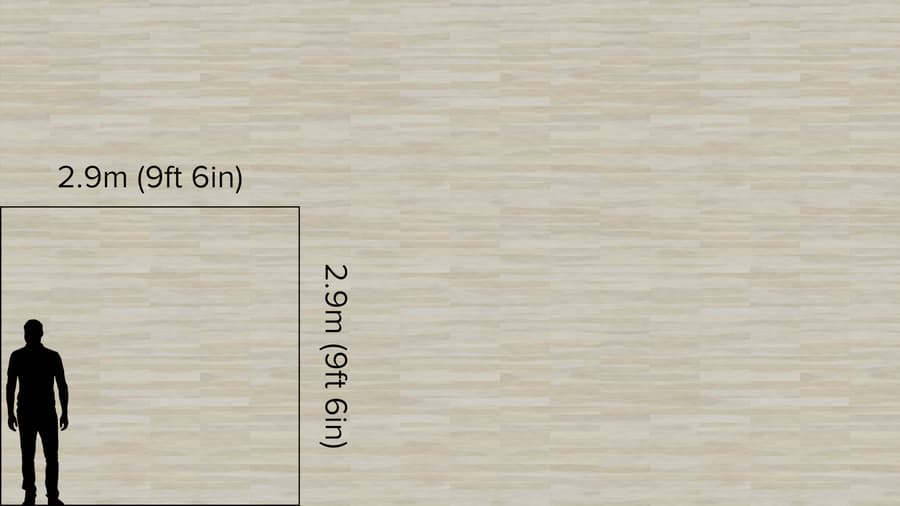 Brick Bond Pattern Birch Wood Flooring Texture, White