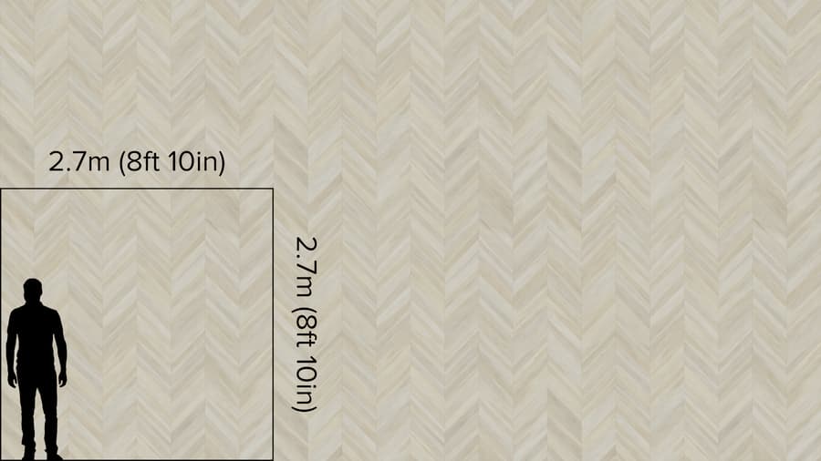 Chevron Pattern Birch Wood Flooring Texture, White