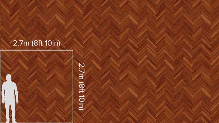 Natural Herringbone Pattern Merbau Wood Flooring Texture