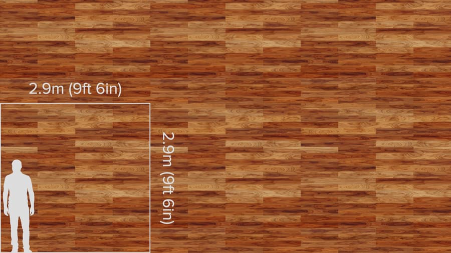 Walnut Brick Bond Pattern Oak Wood Flooring Texture, Black