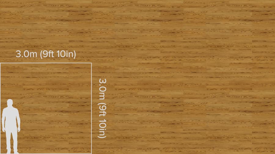 Brick Bond Pattern Oak Wood Flooring Texture, Castle Brown