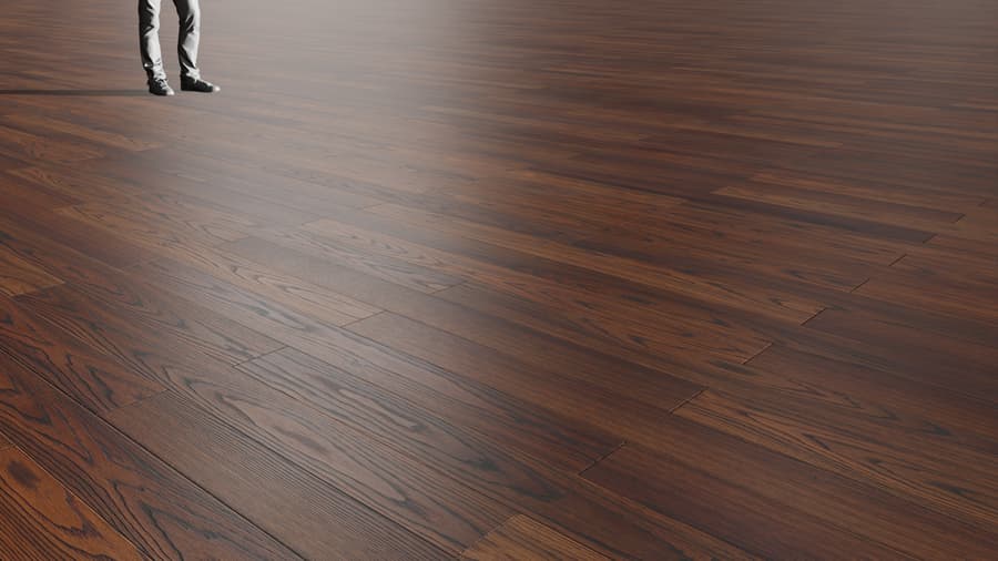 Cognac Brick Bond Pattern Oak Wood Flooring Texture