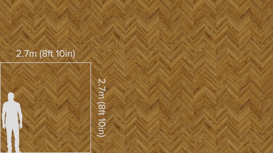 Antique Bronze Chevron Pattern Oak Wood Flooring Texture