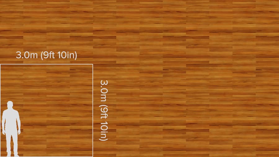 Natural Brick Bond Pattern Teak Wood Flooring Texture