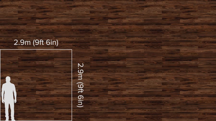 Dark Brick Bond Pattern Walnut Wood Flooring Texture