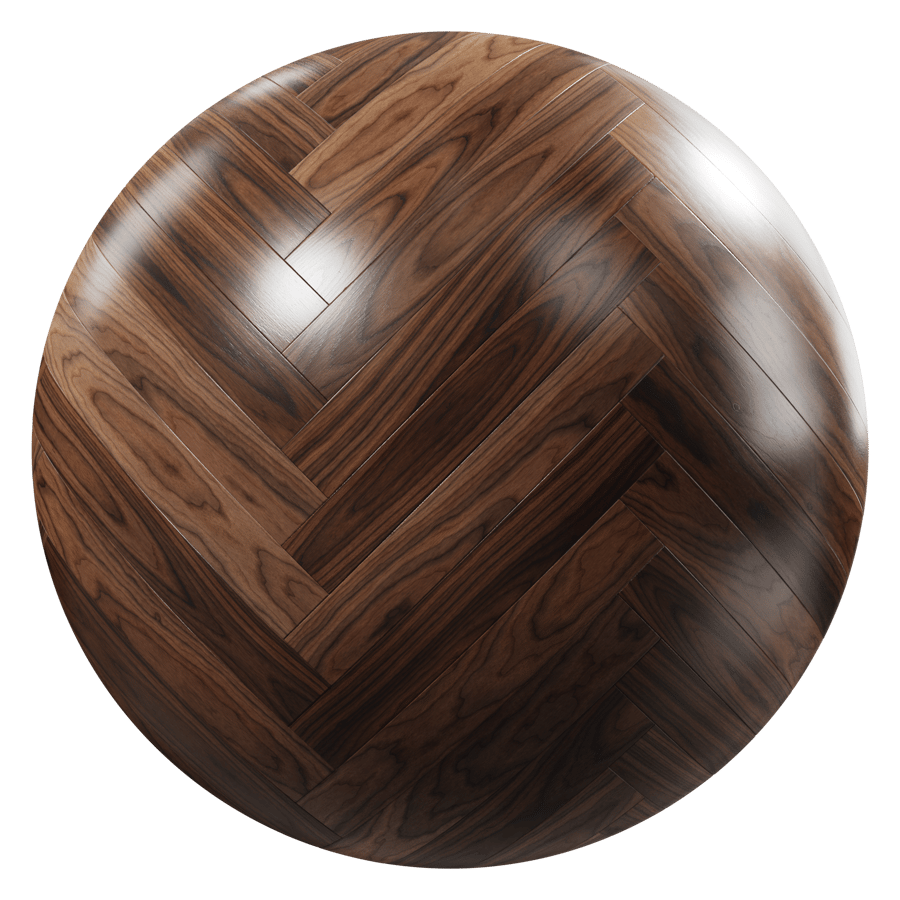 Dark Herringbone Pattern Walnut Wood Flooring Texture