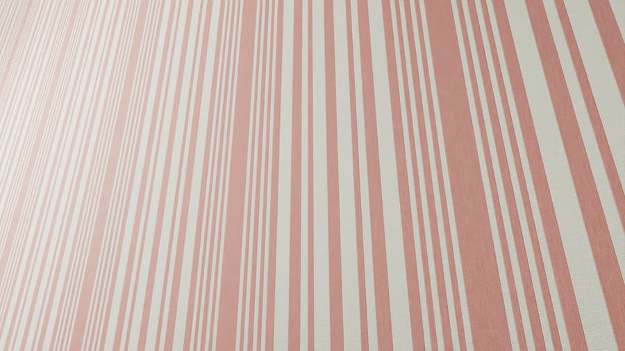 Carmen Stripe Pattern Upholstery Fabric Texture, Salmon Pink & Cream