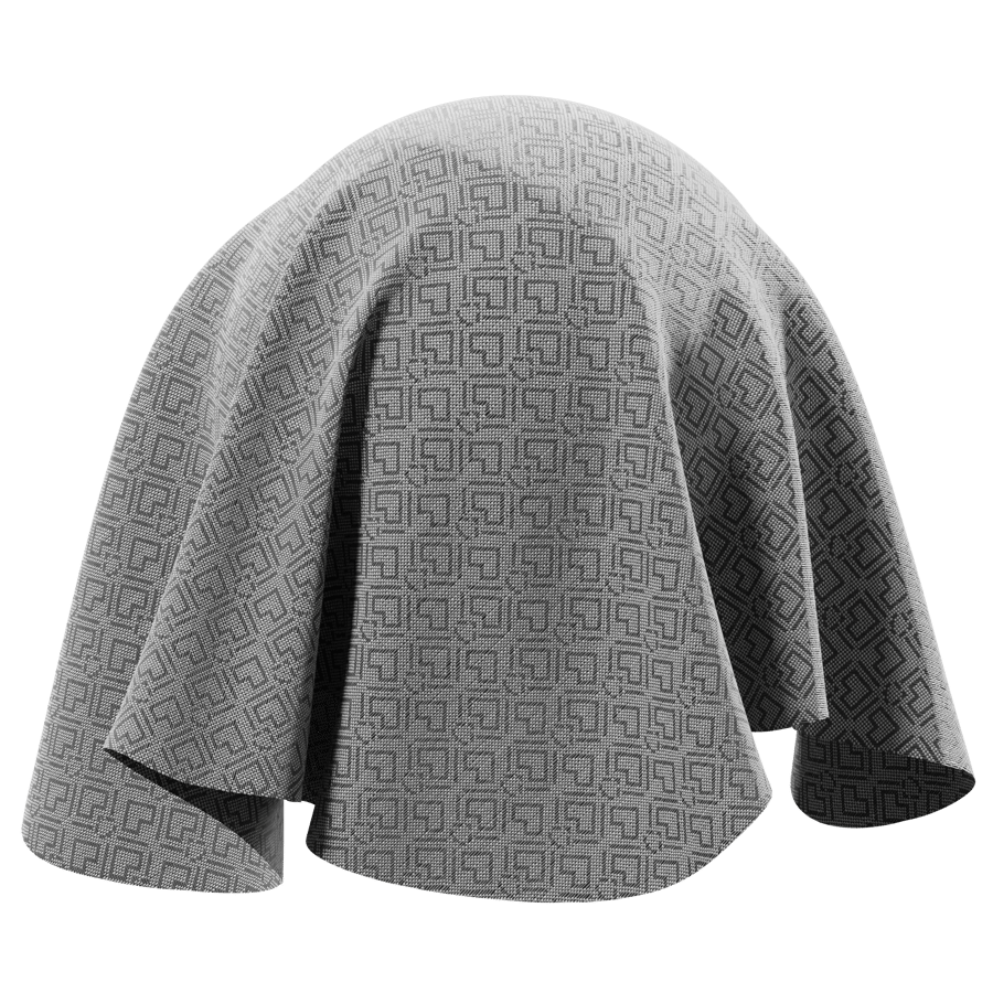 Heart Pattern Jacquard Upholstery Fabric Texture, Grey