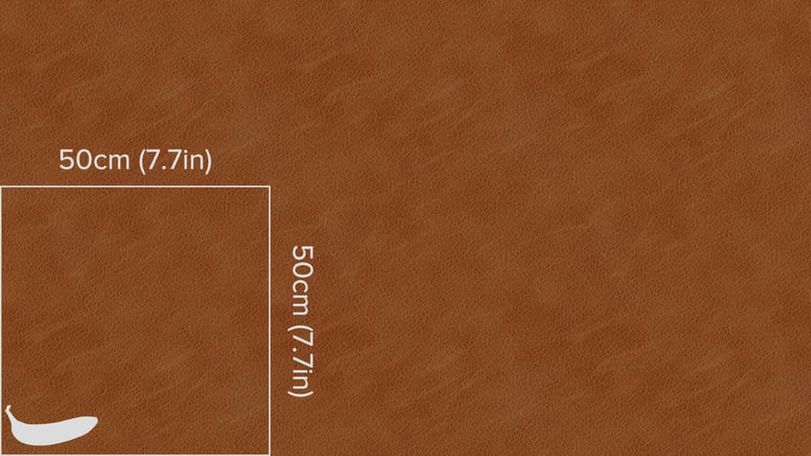 Semi-Aniline Wild Buffalo Leather Texture, Tan