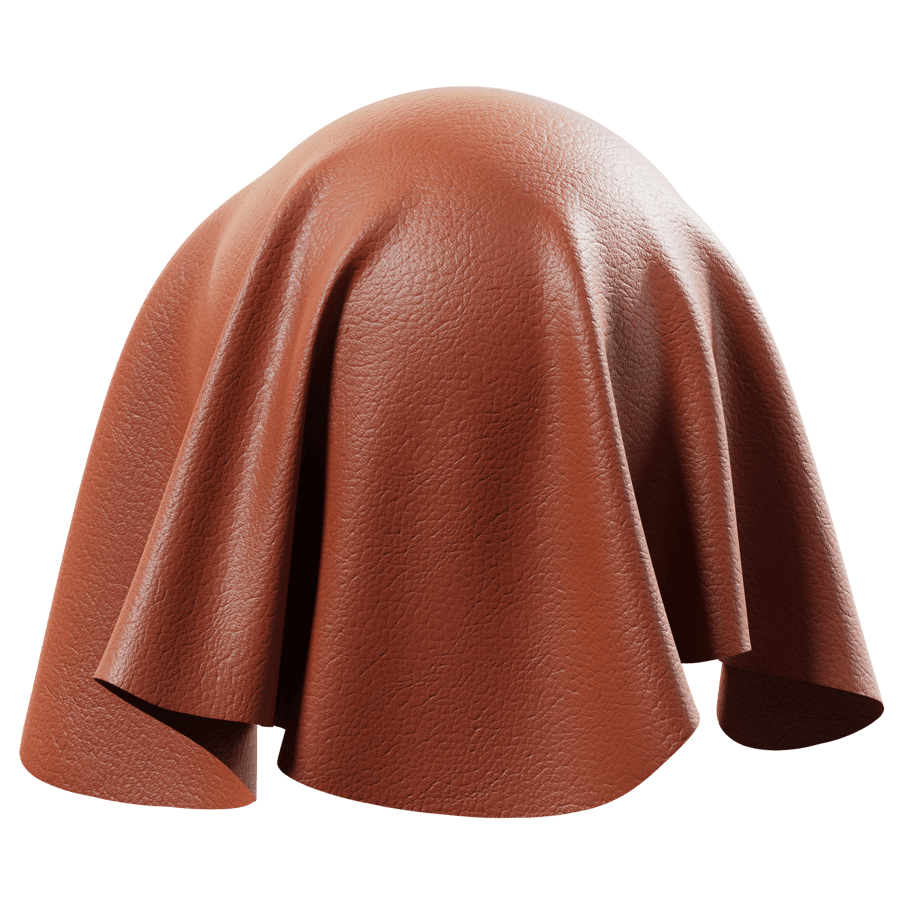 Cowhide Leather Texture, Red
