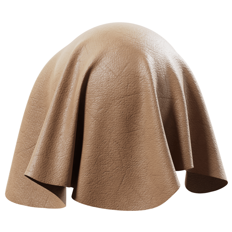 Semi-Cowhide Leather Texture, Metallic Tan