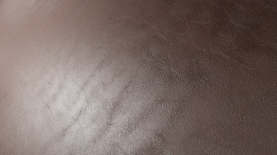 Horsehide Leather Texture, Dark Brown