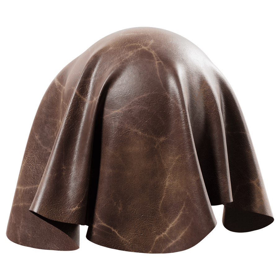 Ripple Sleek Vintage Leather Texture, Brown, Chocolate