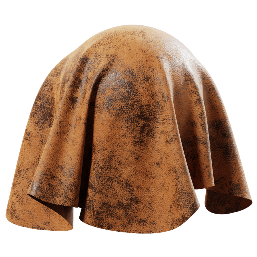 Terracotta Patina Vintage Leather Texture, Brown