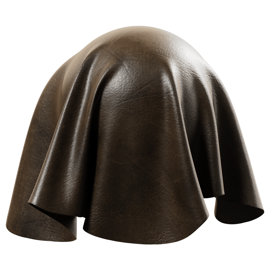 Patina Vintage Leather Texture, Dark Brown - Poliigon
