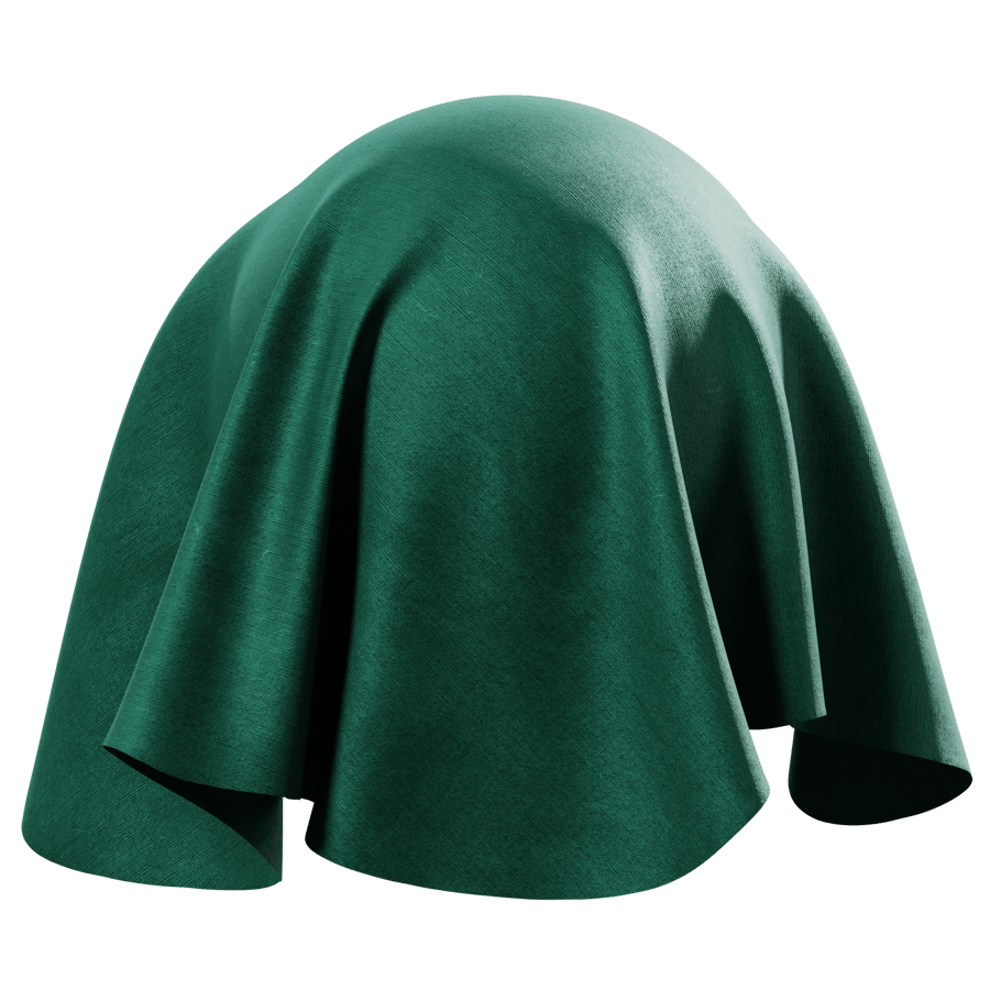 Matte Polyester Velvet Upholstery Fabric Texture, Forest Green