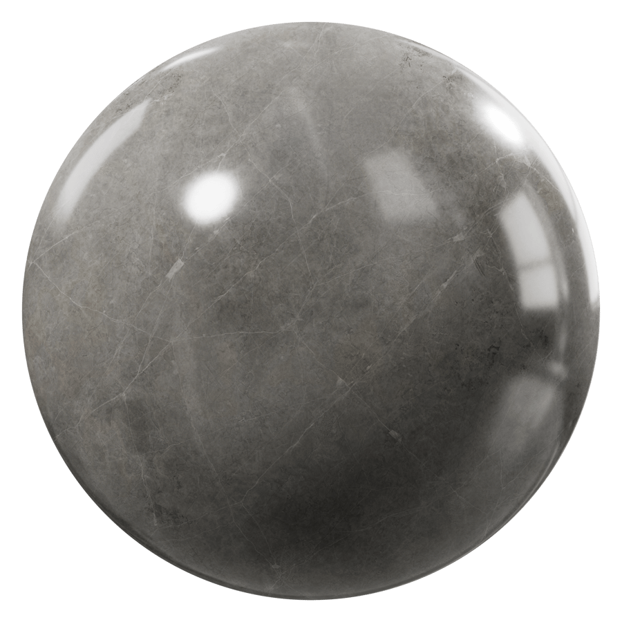 Honed Fluery Marble Texture, Grey