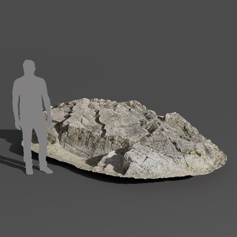 Large Layered Beach Rock Model