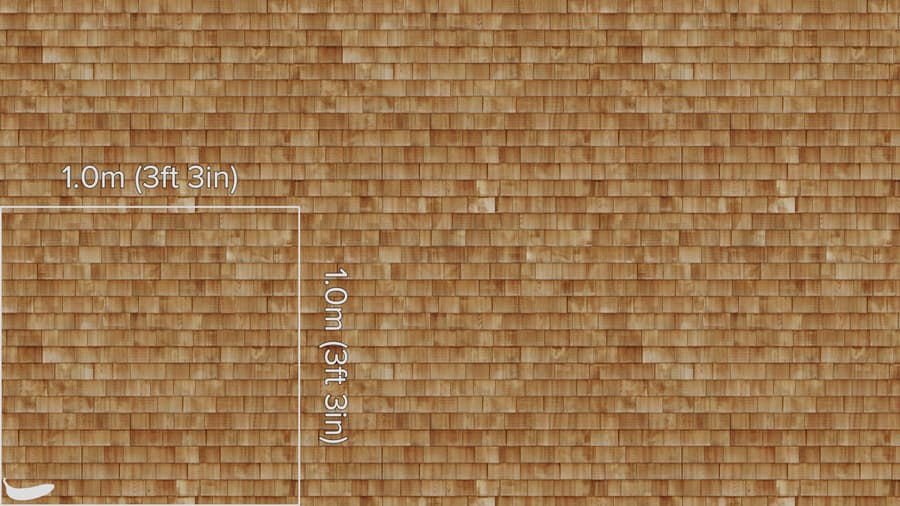 Timber Roof Shingle Texture