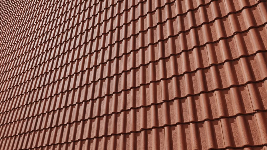 Swiss Cement Roof Tiles Texture, Orange