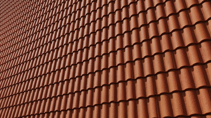 Cement Roof Tiles Texture, Orange