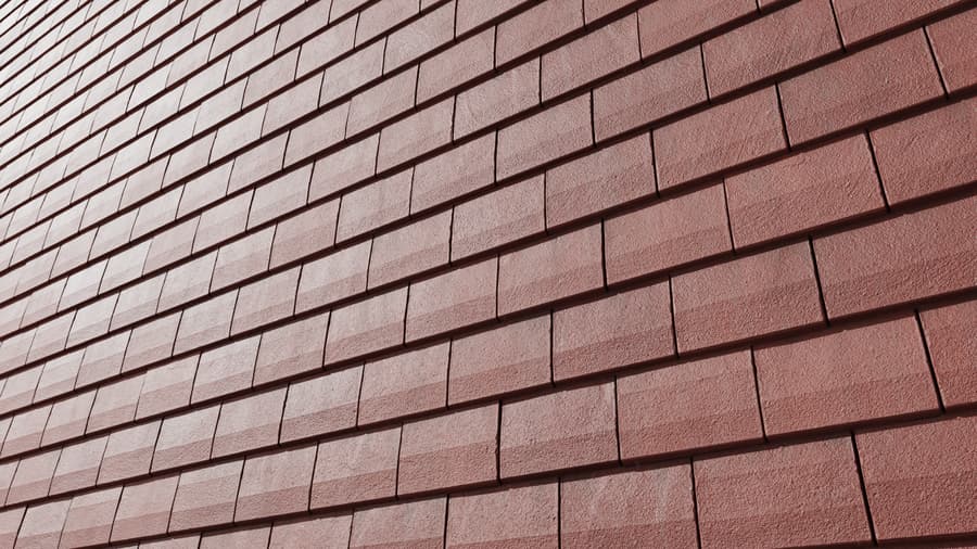 Clay Roof Tiles Texture, Dull Red