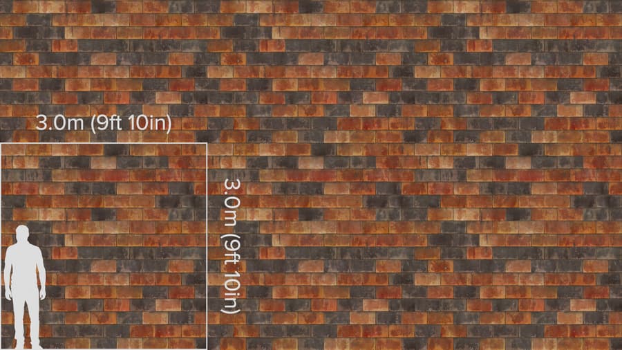 Clay Roof Tiles Texture, Grey & Orange