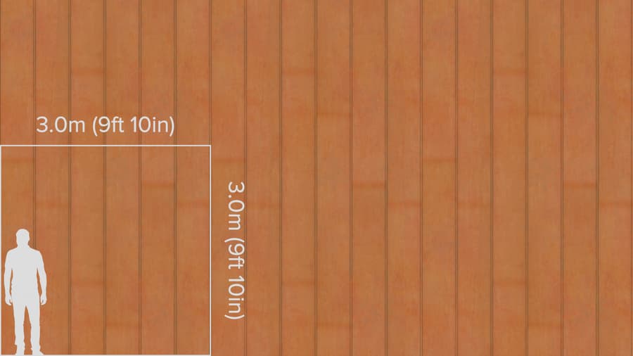 Long Vertical Copper Roof Tiles Texture