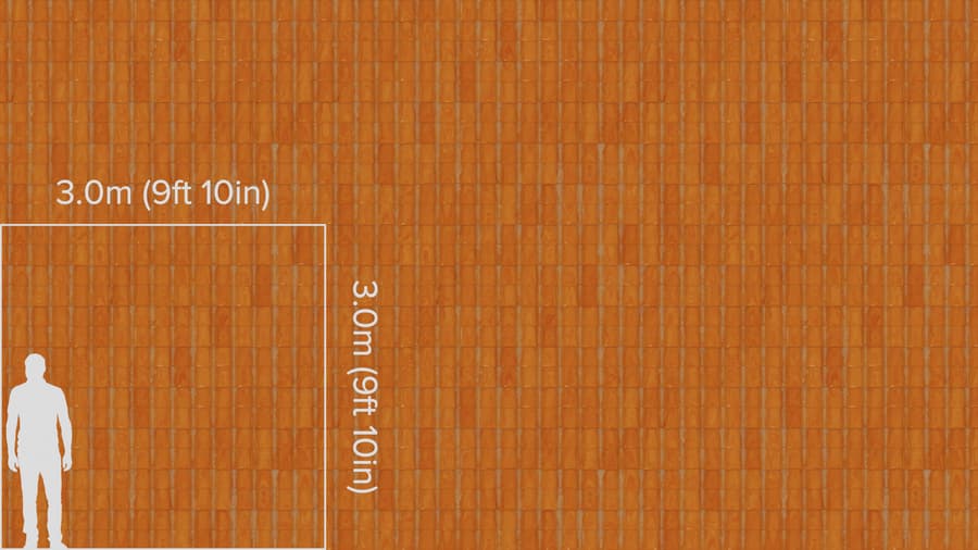 Terracotta Roof Tiles Texture, Orange