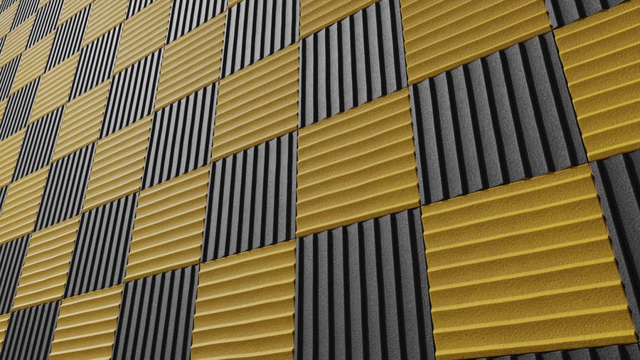Panels Acoustic Foam Tiles 004