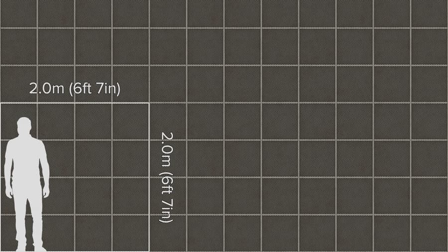 Panels Acoustic Metal Mesh Grid 001
