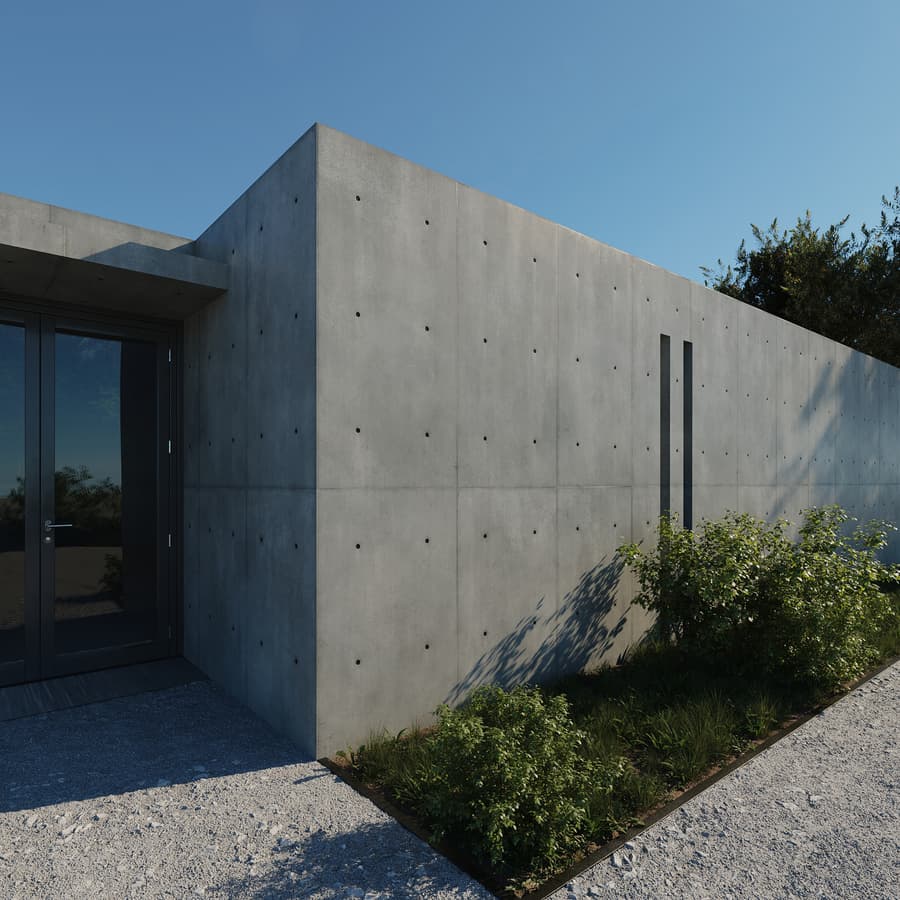 Concrete Panels Vertical Glossy 001