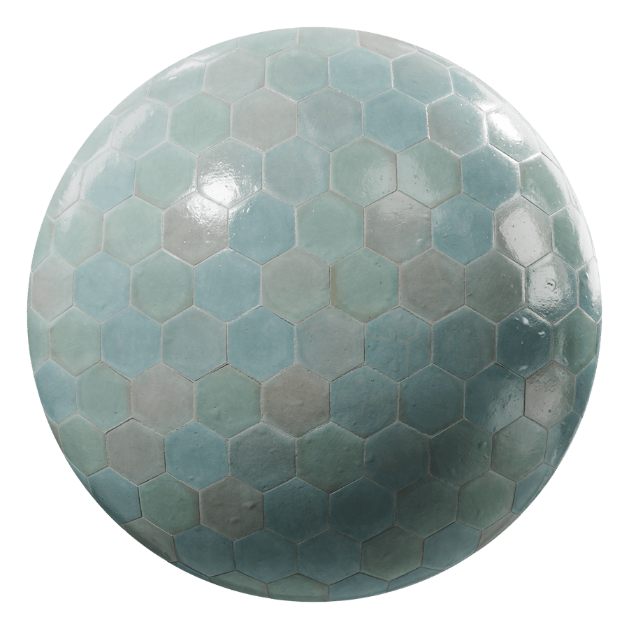 Tiles Zellige Hexagon 002