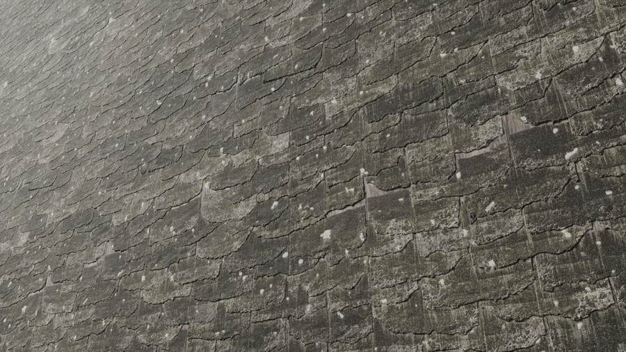 Roof Shingles Damaged Clean 001