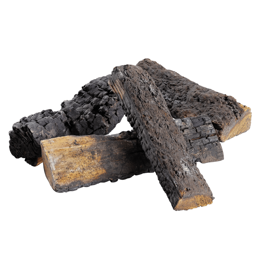 Firewood Split Burnt Collection 002