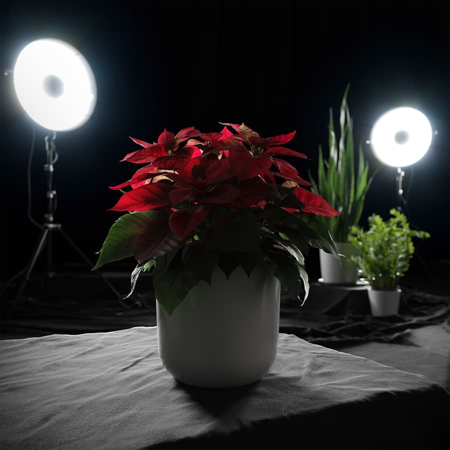 Plant Red Poinsettia 001