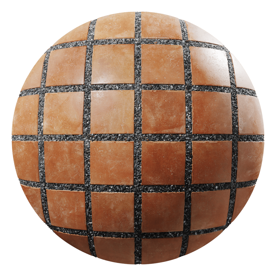 Tiles Terracotta Patio Gravel 001