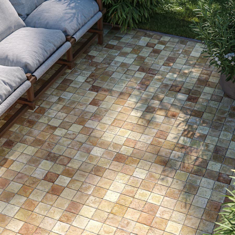 Tiles Terracotta Rustic Desert Square 001