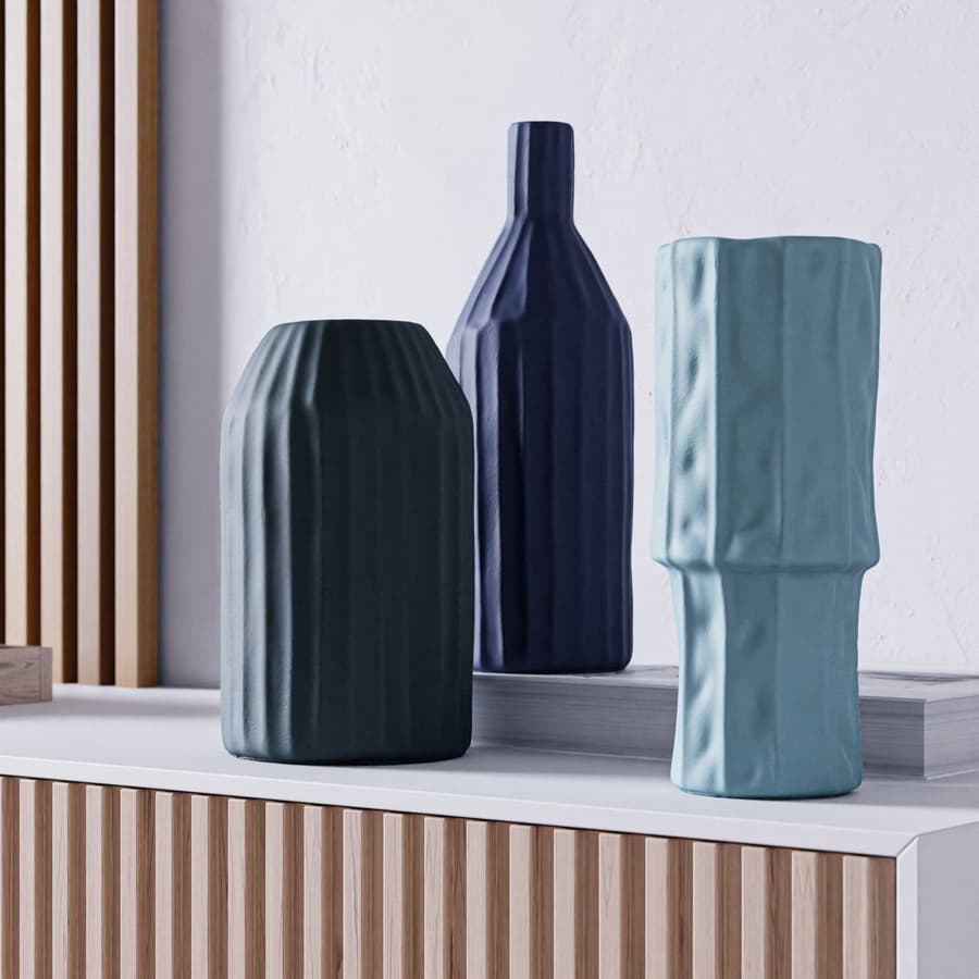 Vase Ceramic Origami 001