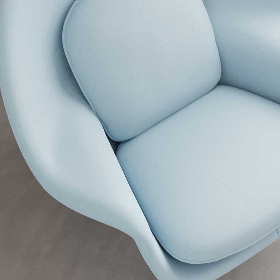 Plain Velvet Drapery Upholstery Fabric, Blue