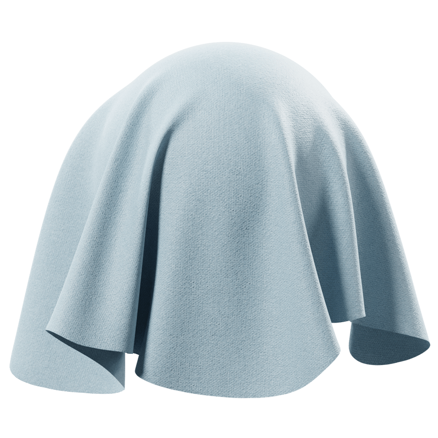 Plain Velvet Drapery Upholstery Fabric, Blue